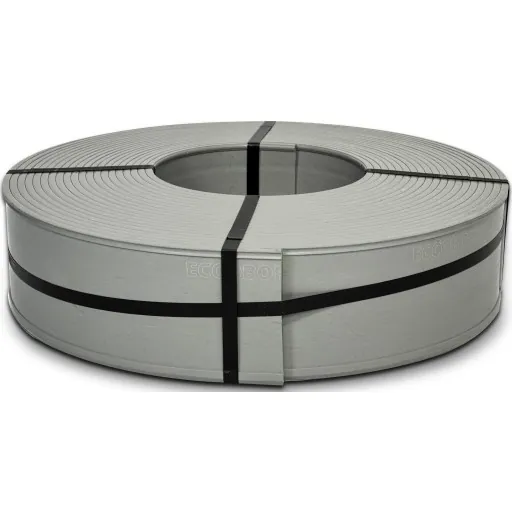 Ecco kantskinne 140 mm 25 meter grå