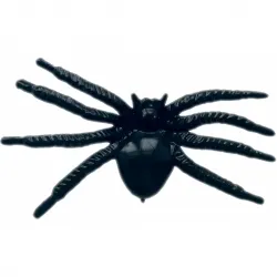 Edderkop Plastik 5 cm Sort