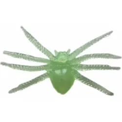 Edderkop Plastik Selvlysende 5 cm