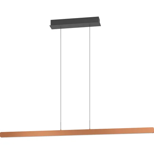 Eglo Ciggiano langbordspendel, brun