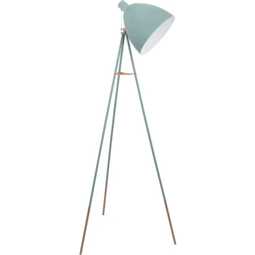 EGLO Dundee Gulv H1355 Mintgrøn/kobber Gulvlampe 49342
