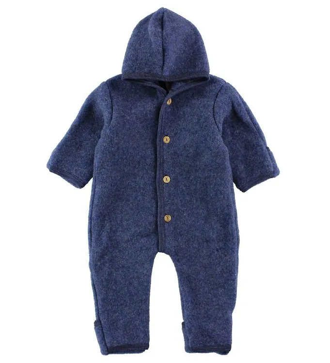 Engel Køredragt Uld Blåmeleret