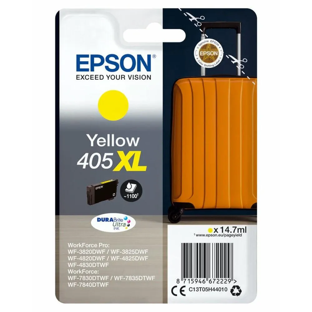 Epson 405XL Gul Blækpatron