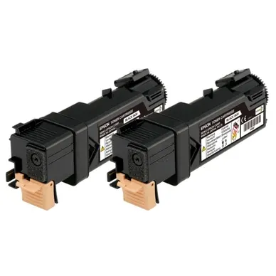 Epson C13S050631 Sort toner Twin Pakke Original