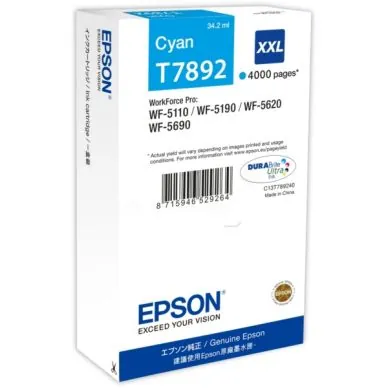 Epson T7892 Cyan Blækpatron
