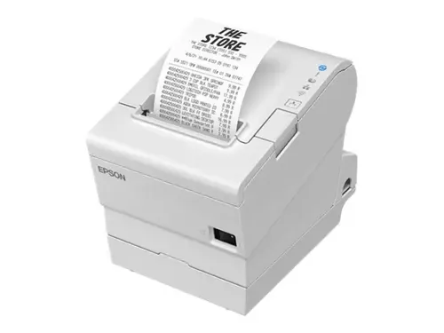 Epson Tm-t88vii Usb/ethernet/seriel Inkl. Ac-adapter, Hvid