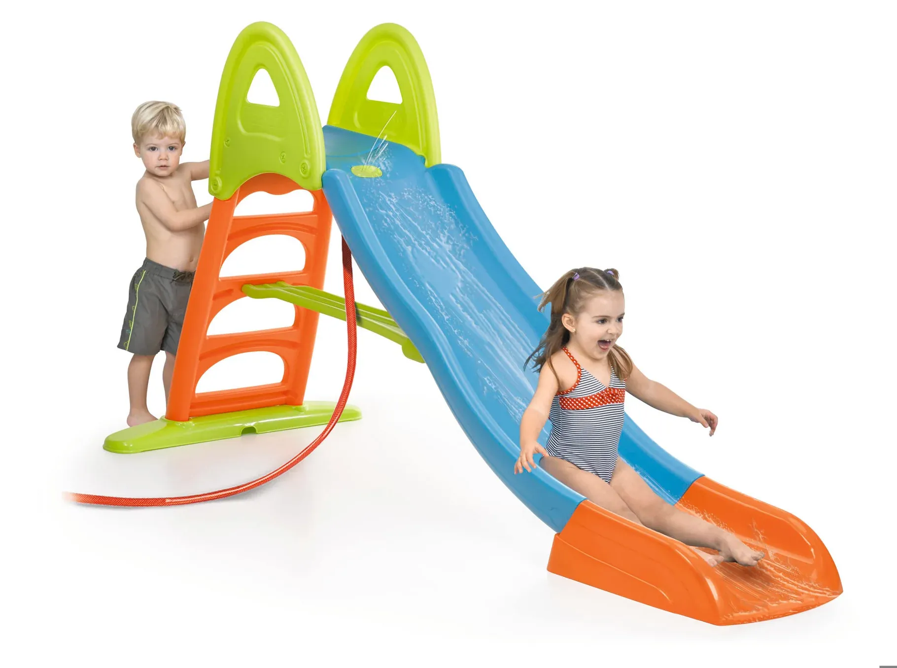 Feber Super Mega Slide m. vandtilslutning, 238cm