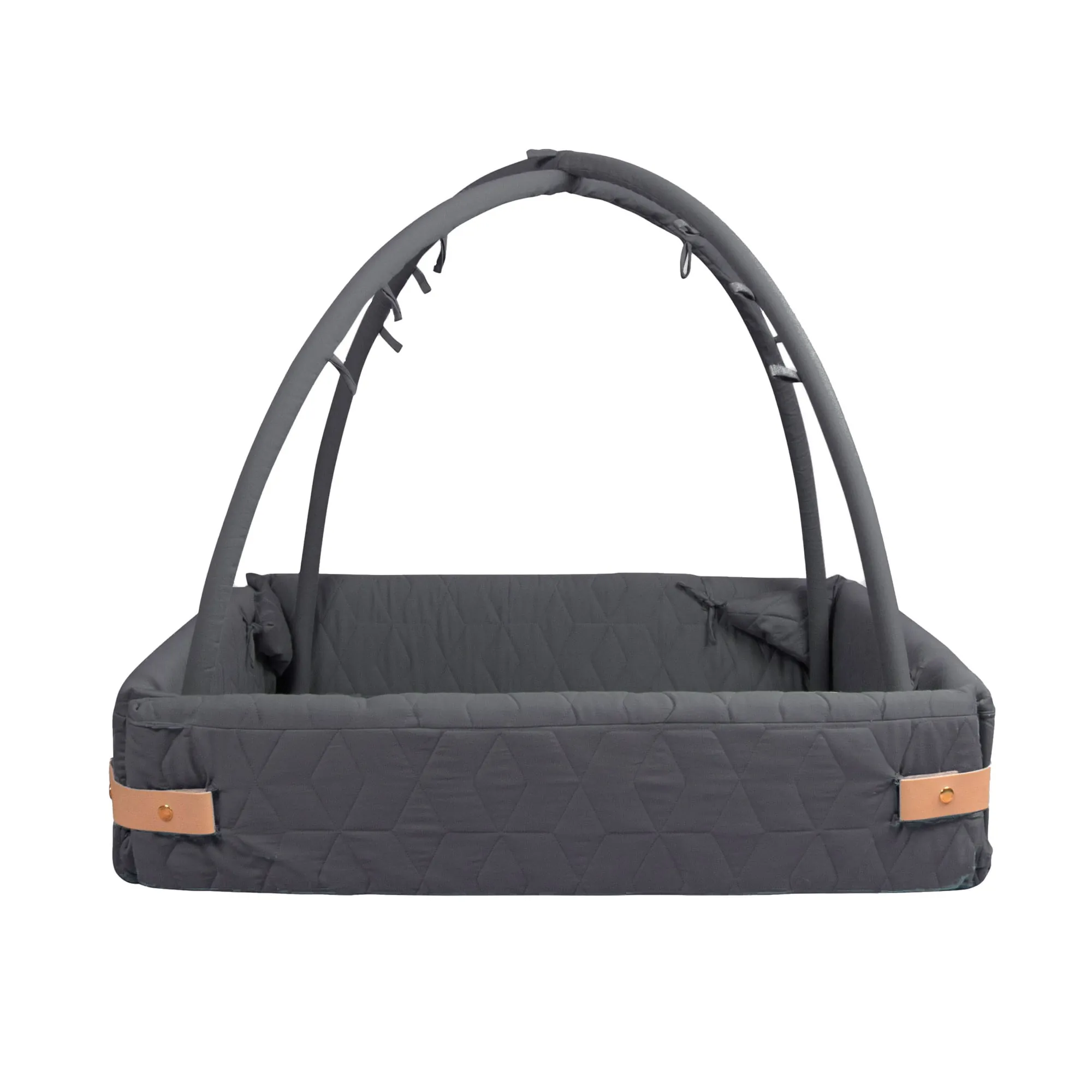 Filibabba Aktivitetsnest Soft Quilt Stone Grey
