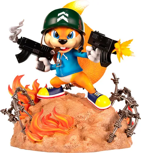 First4Figures Soldier Conker Resin Statue