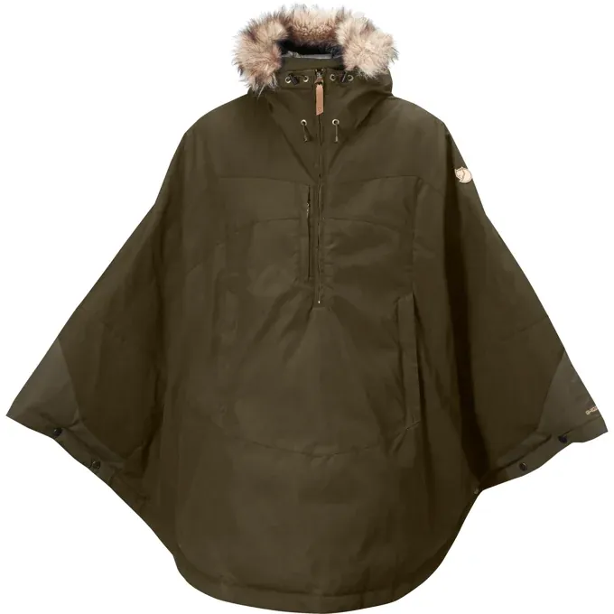 Fjällräven Luhkka Poncho Dark Olive