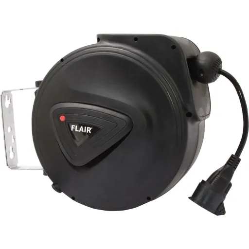 Flair kabeltromle selvoprullende 3x1,5 mm² 20 meter