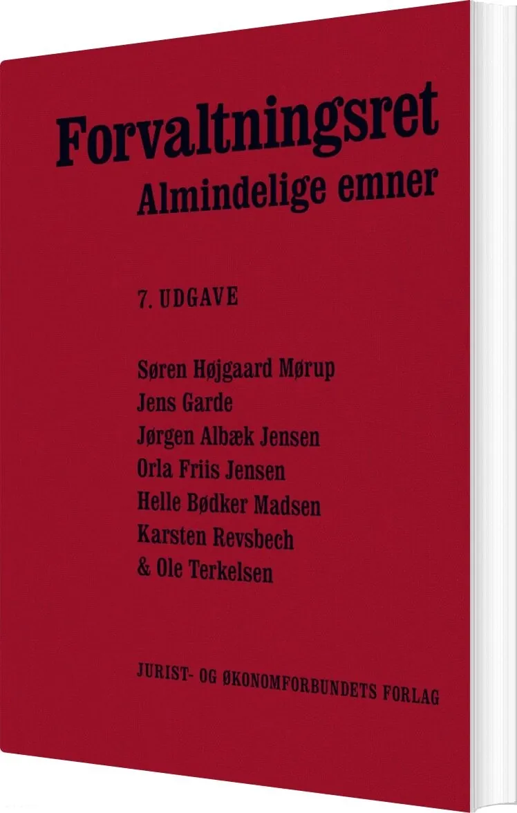 Forvaltningsret Almindelige Emner