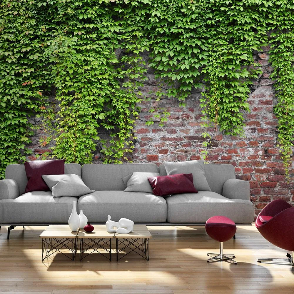 Fototapet Brick and Ivy