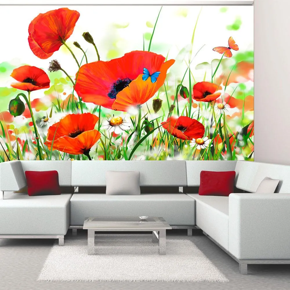 Fototapet Country Poppies
