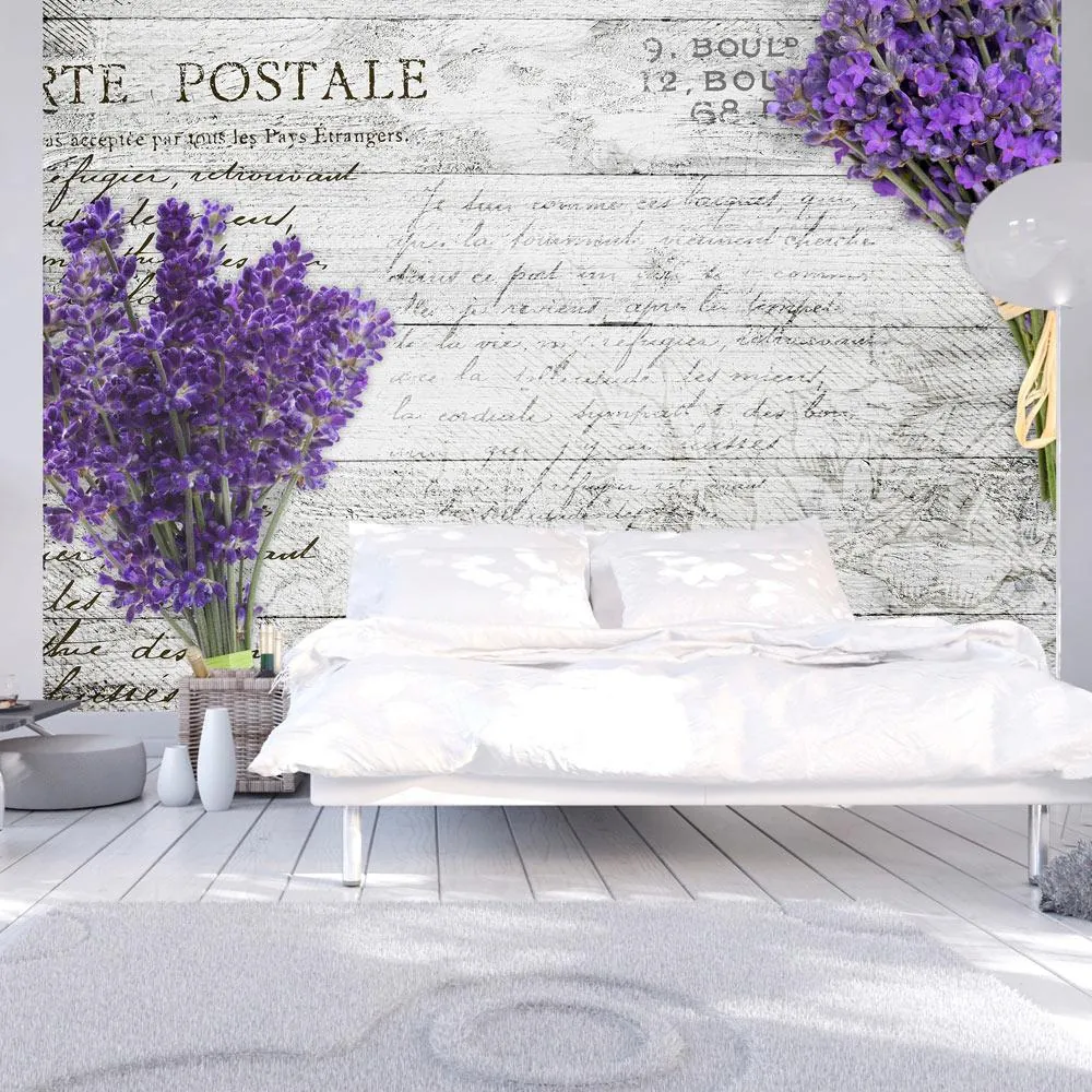 Fototapet Lavender postcard