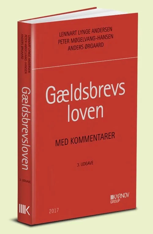 Gældsbrevsloven Med Kommentarer