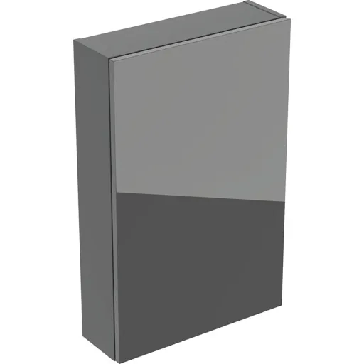 Geberit Acanto overskab 45x15 cm grå glas