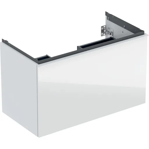 Geberit Acanto underskab 88,8x47,5 cm hvid glas