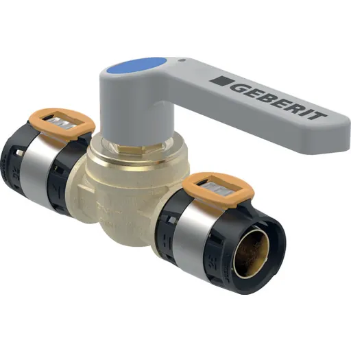 Geberit FlowFit kugleventil 63 mm