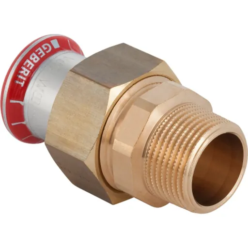 Geberit Mapress forzinket union m/nippel 54 mm x 2"