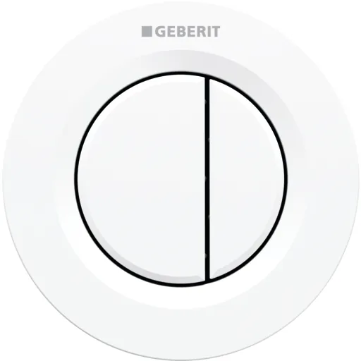Geberit Omega 01 Round trykknap, hvid