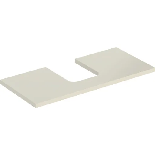 Geberit One bordplade 104,2x47,3 cm højglans beige