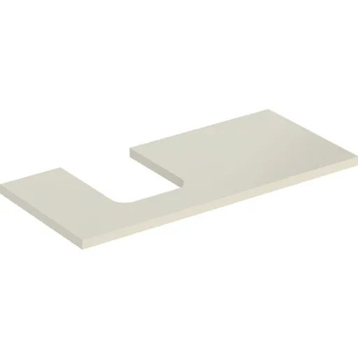 Geberit One bordplade 104,2x47,3 cm højglans beige