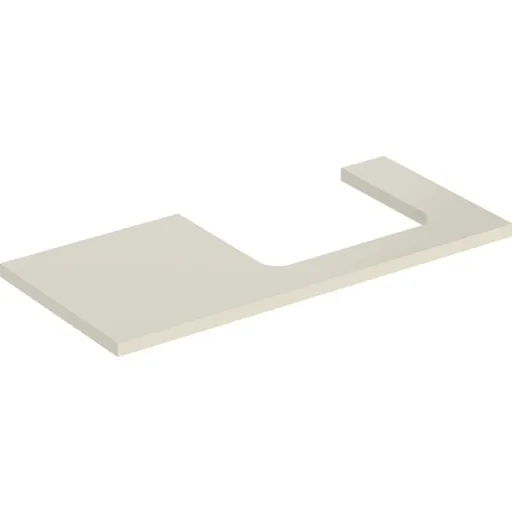 Geberit One bordplade 104,2x47,3 cm højglans beige