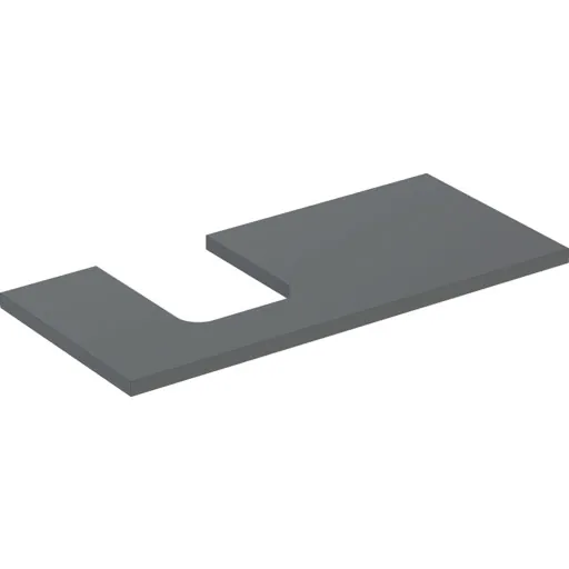 Geberit One bordplade 104,2x47,3 cm mat antracit