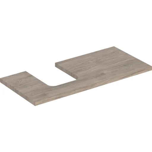 Geberit One bordplade 104,2x47,3 cm valnød