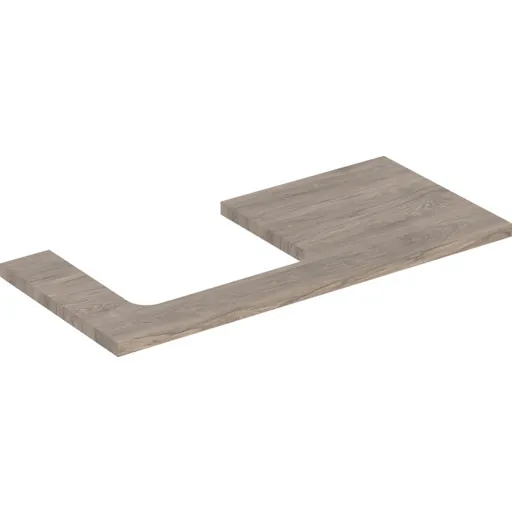Geberit One bordplade 104,2x47,3 cm valnød