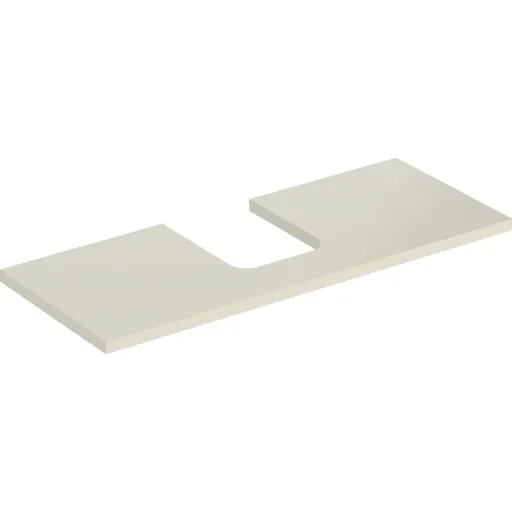 Geberit One bordplade 119x47,3 cm højglans beige