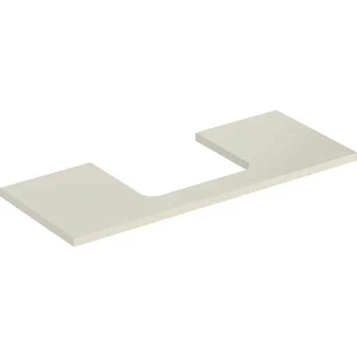 Geberit One bordplade 119x47,3 cm højglans beige
