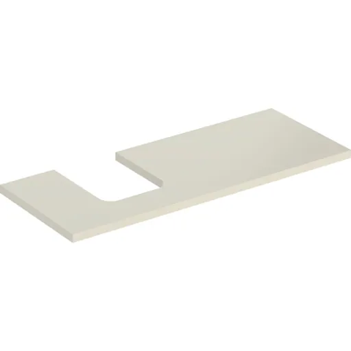 Geberit One bordplade 119x47,3 cm højglans beige
