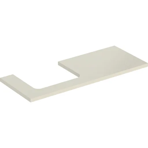 Geberit One bordplade 119x47,3 cm højglans beige