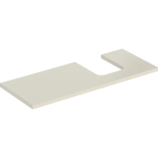 Geberit One bordplade 119x47,3 cm højglans beige