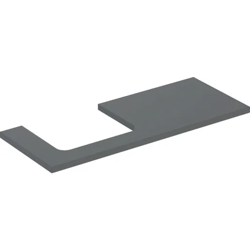 Geberit One bordplade 119x47,3 cm mat antracit