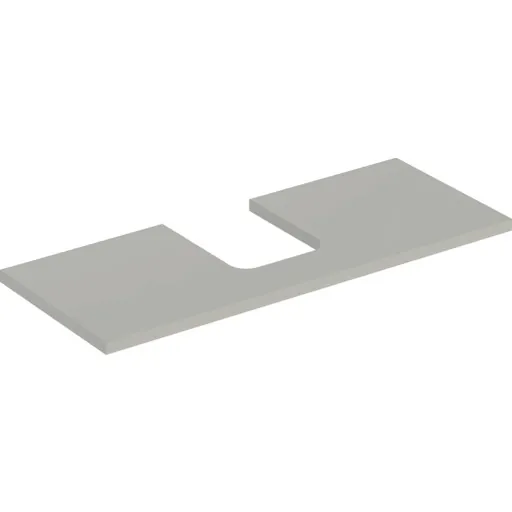 Geberit One bordplade 119x47,3 cm mat grå