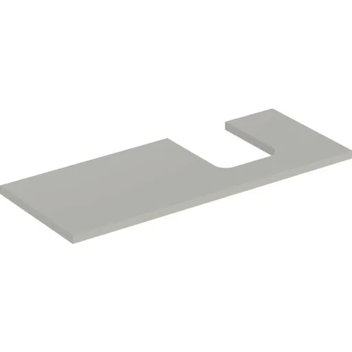 Geberit One bordplade 119x47,3 cm mat grå