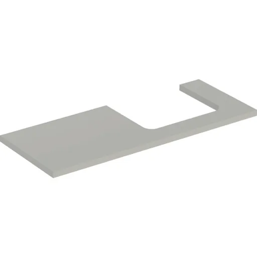 Geberit One bordplade 119x47,3 cm mat grå