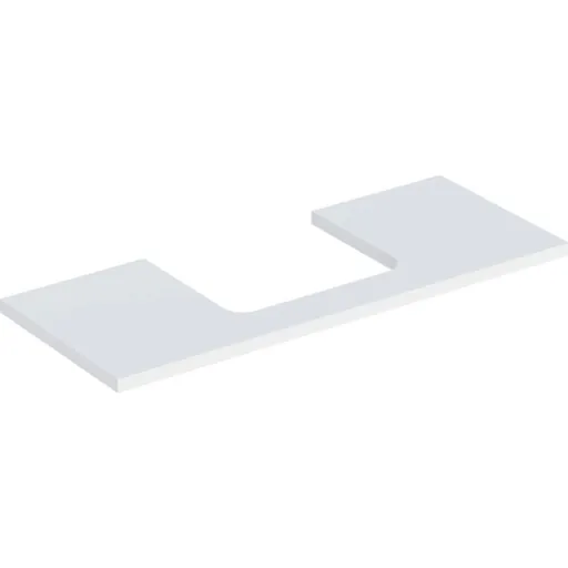 Geberit One bordplade 119x47,3 cm mat hvid