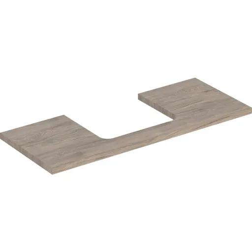 Geberit One bordplade 119x47,3 cm valnød