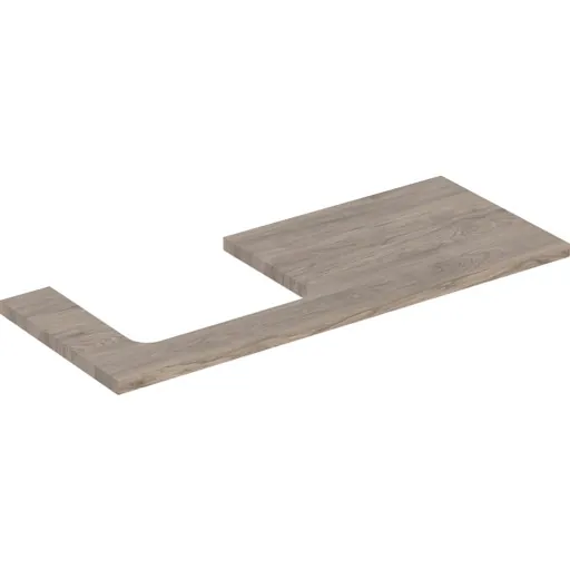 Geberit One bordplade 119x47,3 cm valnød