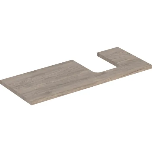 Geberit One bordplade 119x47,3 cm valnød