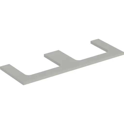 Geberit One bordplade 133,8x47,3 cm mat grå