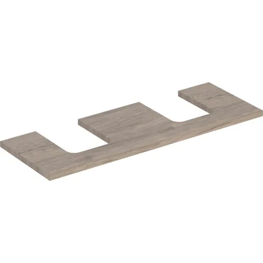 Geberit One bordplade 133,8x47,3 cm valnød