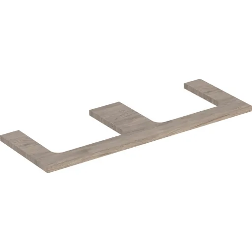Geberit One bordplade 133,8x47,3 cm valnød