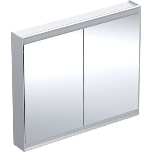 Geberit One spejlskab 105x90 cm aluminium