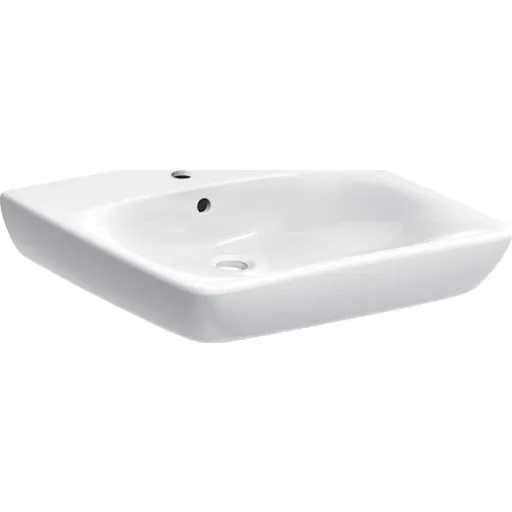 Geberit Renova Comfort håndvask 55x55 cm hvid