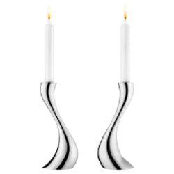 Georg Jensen Cobra lysestage mellem